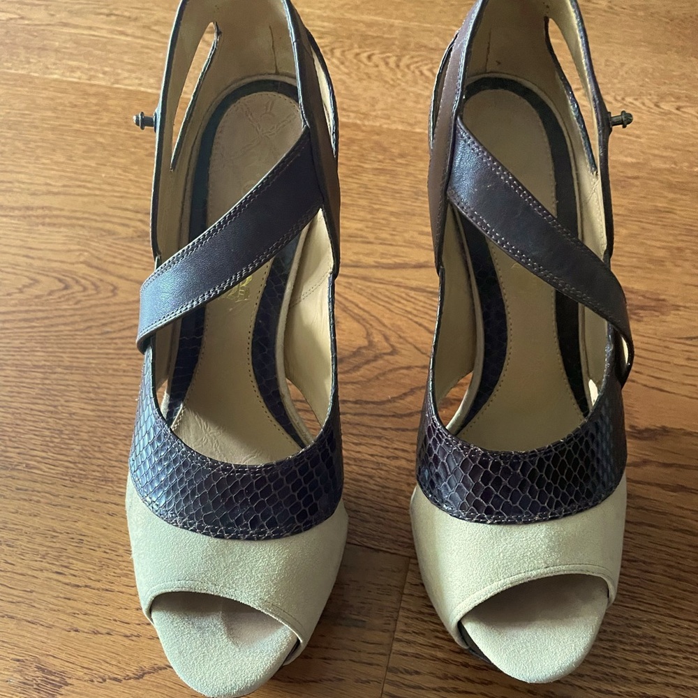 L.A.M.B Pumps with adjustable strap